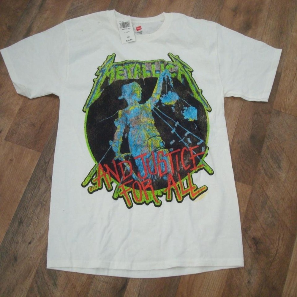 METALLICA SHIRT JUSTICE DEADSTOCK 2012‎